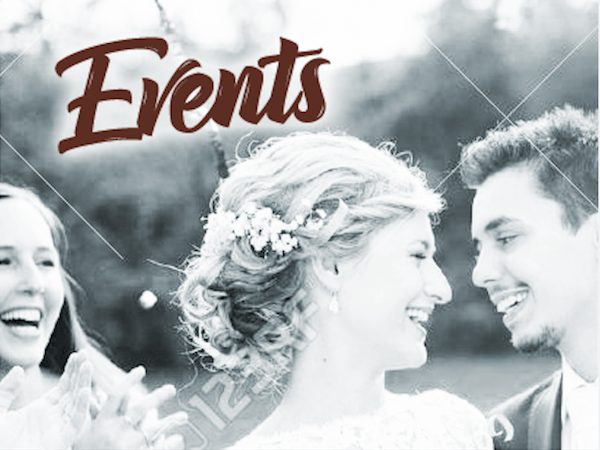 Events - Call or fill our form with your details